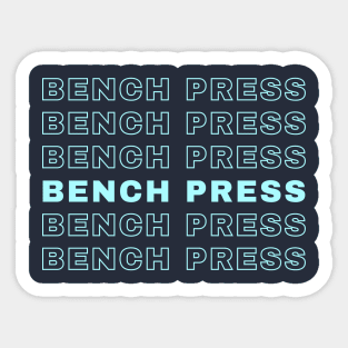 Bench Press Stickers for Sale TeePublic